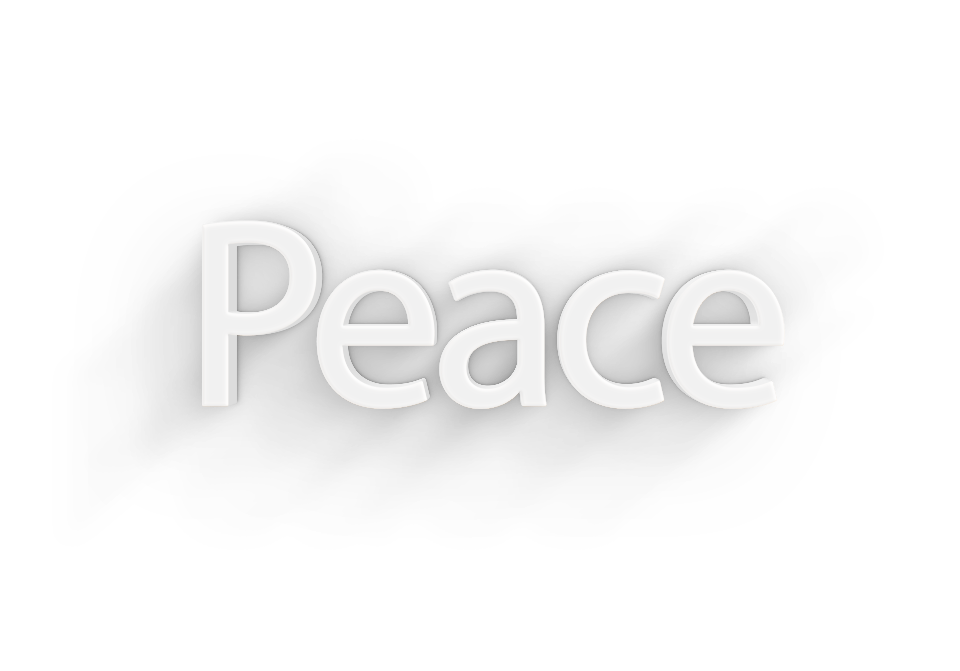 Peace png, word Peace png, Peace word png, Peace text png, Peace font png, word Peace text effects typography PNG transparent images